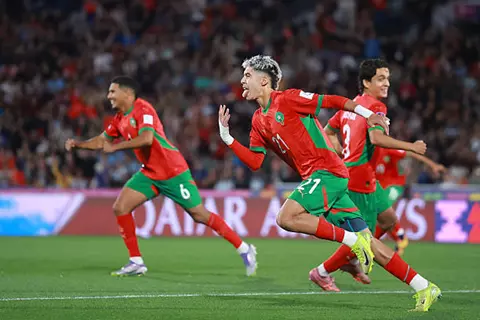حلم الذهب.. الأرجنتين 0-2 المغرب.. ثنائية ياسر زابيري 
